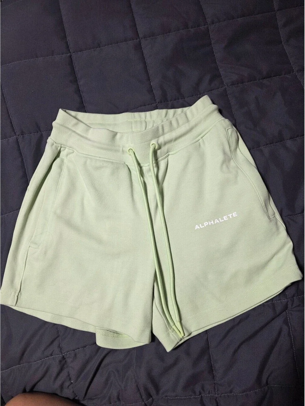 Alphalete Light Green Athletic Shorts Size Small
